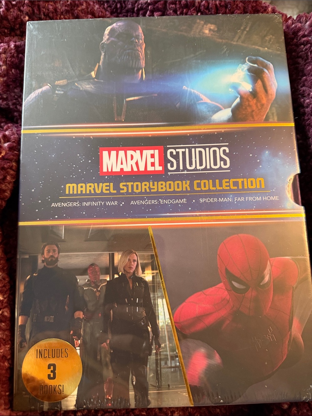 Amazing Marvel Studios Storybook Collection. NEW-SEALED. INCLUDES 3 BOOKS